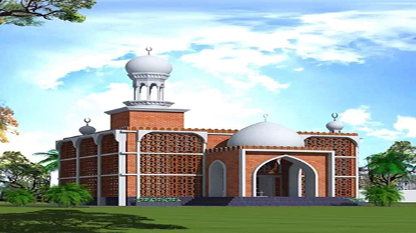 দ্রুত গতিতে চলছে পশ্চিম আমিরাবাদ দেওয়ান আলী জামে মসজিদের কাজ