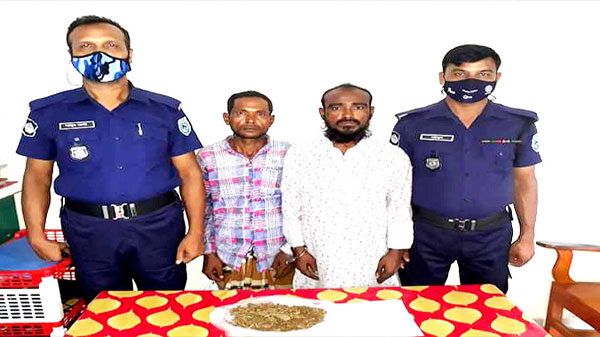 ঠাকুরগাঁওয়ের রাণীশংকৈলে গাঁজা ও ইয়াবাসহ গ্রেফতার-২