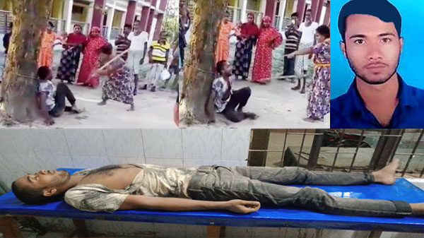 রানীশংকৈলে প্রেম করে বিয়ে করার কারনে জামাইকে গাছের সঙ্গে বেঁধে নির্যাতন, মেযের মা গ্রেফতার