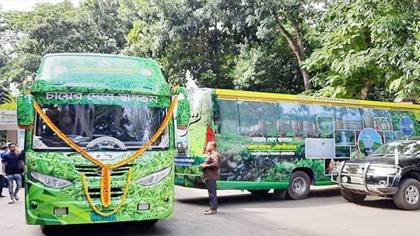 মৌলভীবাজার জেলা প্রশাসনের উদ্যোগে ট্যুরিস্ট বাস চালু