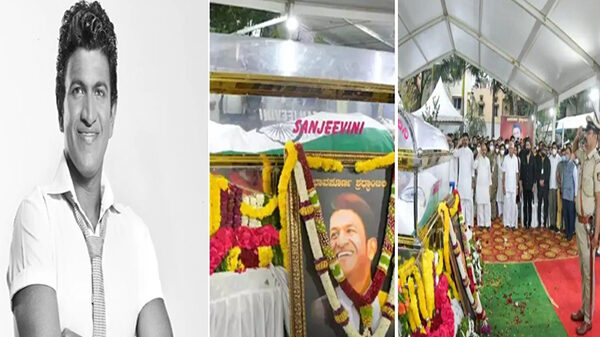রাষ্ট্রীয় মর্যাদায় সুপারস্টার পুনীত রাজকুমারের শেষকৃত্য সম্পন্ন