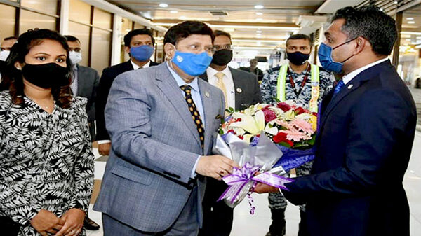 তিন দি‌নের রাষ্ট্রীয় সফ‌রে ঢাকায় মালদ্বী‌পের ভাইস প্রেসি‌ডেন্ট