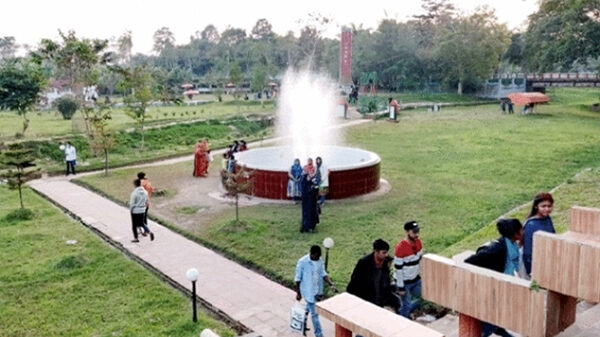 শীতের শুরুতে পর্যটকদের সমাগম
