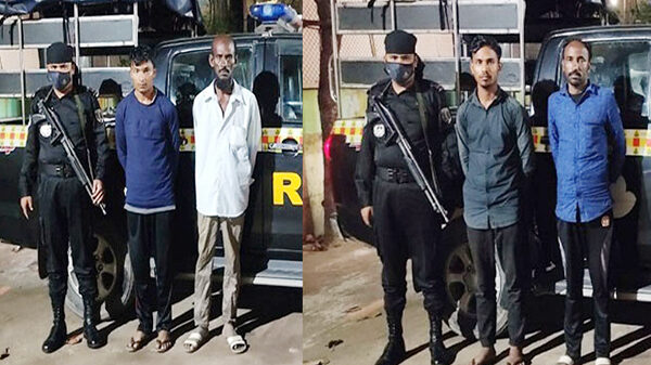 চট্টগ্রামে র‍্যাব-৭ এর অভিযানে সাড়ে ৮ কোটি টাকার ইয়াবাসহ আটক ৪