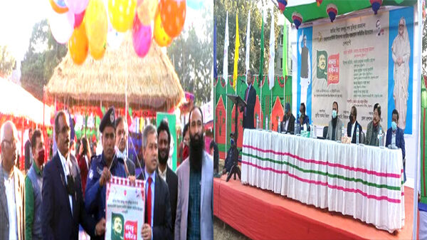 ঠাকুরগাঁওয়ে বঙ্গবন্ধু ও স্বাধীনতা বই মেলার শুভ উদ্বোধন