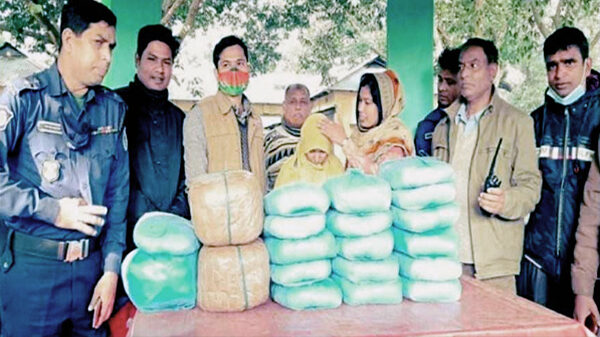 ঠাকুরগাঁওয়ে দুই বস্তা গাঁজাসহ মাদক সম্রাজ্ঞী আইরিন গ্রেফতার