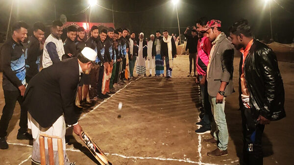বাঞ্ছারামপুরের বুধাইরকান্দি প্রিমিয়ার লীগ-২০২২ শর্ট নাইট পিচ ক্রিকেট টুর্নামেন্টের ফাইনাল খেলা অনুষ্ঠিত