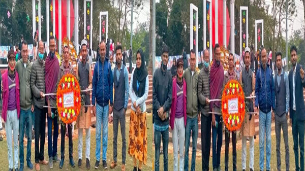 মৌলভীবাজার অনলাইন প্রেসক্লাব‘র র‍্যালী ও ভাষা শহিদদের স্মরনে বিনম্র শ্রদ্ধাঞ্জালী