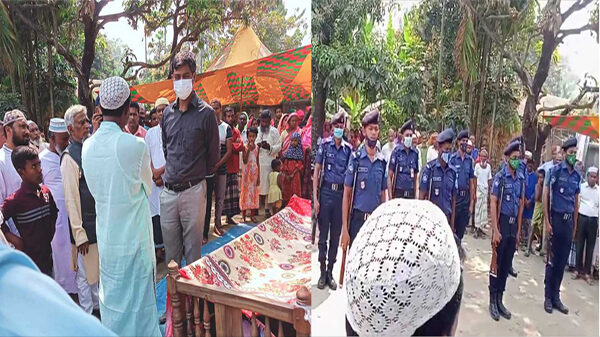 রাণীশংকৈলে বীরাঙ্গনা হুনুফার রাষ্ট্রীয় মর্যাদায় দাফন সম্পন্ন