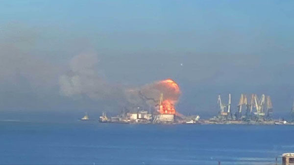 রুশ নৌবাহিনীর জাহাজ ধ্বংসের দাবি করেছে ইউক্রেন