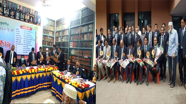 ঠাকুরগাঁও জেলা আইনজীবী সমিতির শপথগ্রহণ ও অভিষেক