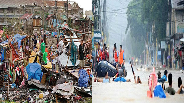 ফিলিপাইনে গ্রীষ্মমণ্ডলীয় ঝড়ের তাণ্ডবে ২৪ জনের প্রাণহানি