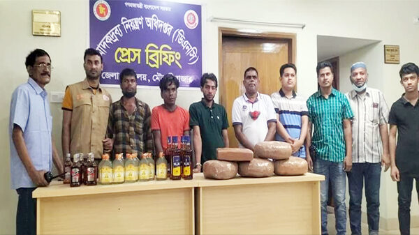 কমলগঞ্জে মাদকদ্রব্য নিয়ন্ত্রণ অধিদপ্তরের অভিযানে ৩ মাদক কারবারি ও সিএনজি আটক