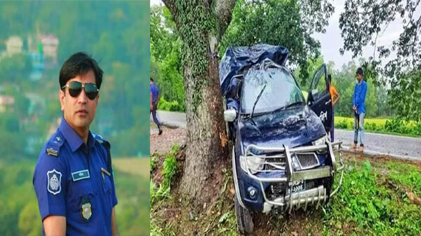 সড়ক দূর্ঘটনায় পুলিশ সদস্য নিহত ও আহত সাত জন