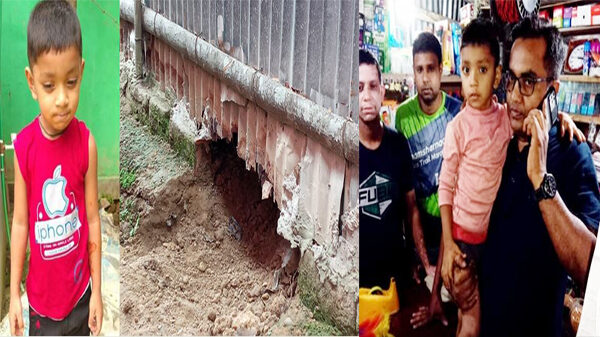 সিধঁ কেটে চুরি করে নিয়ে যাওয়া শিশু ১৯ ঘন্টার মধ্যে উদ্ধার