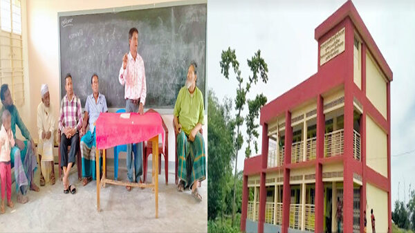 কমলগঞ্জ নবনির্মিত বিদ্যালয়ের লাখ টাকার মালামাল চুরি