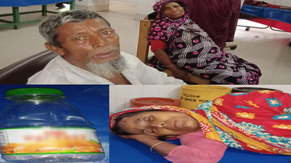 ফুলবাড়ীতে নামকরা কোম্পানির জুস পান করে একই পরিবারের ৫ জন হাসপাতালে