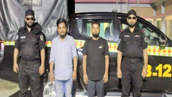 শেরপুরে ২৫ কেজি গাঁজাসহ ২ মাদক ব্যবসায়ী গ্রেফতার
