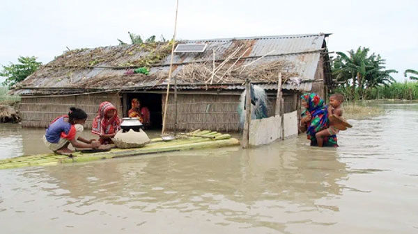 উজানের ঢলে উত্তরাঞ্চলে বন্যায় ৫৬ হাজার মানুষ পানিবন্দি