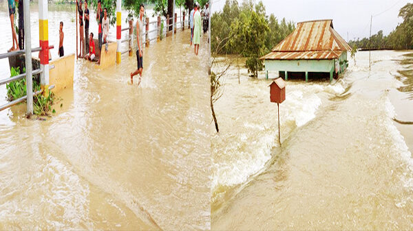 সিলেট-সুনামগঞ্জে ফের দেখা দিয়েছে বন্যা