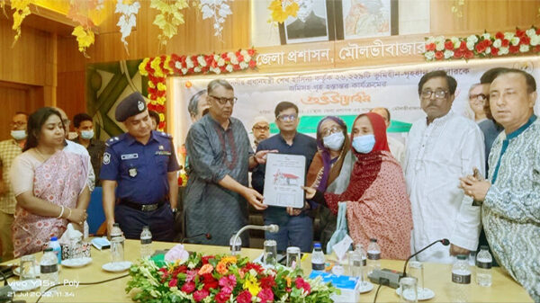 মৌলভীবাজারে প্রধানমন্ত্রীর উপহারের ঘর বিতরণ