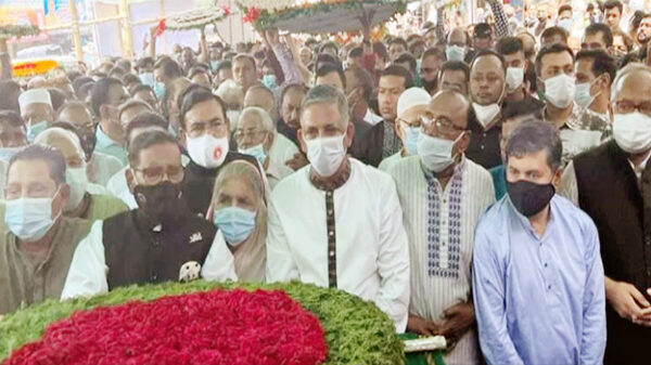 প্রয়াত মুকুল বোসের প্রতি প্রতি আ.লীগের শ্রদ্ধা নিবেদন