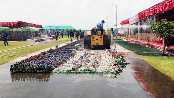 বিপুল পরিমাণ মাদক ধ্বংস করেছে বিজিবি