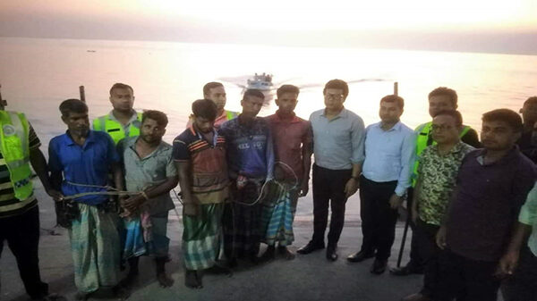 নি‌ষেধাজ্ঞা অমান্য করায় ৫ জে‌লের কারাদন্ড