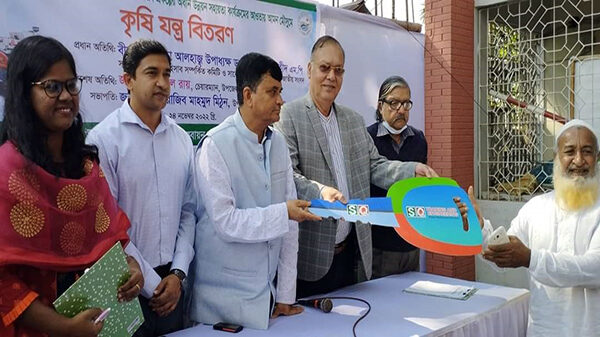 শ্রীমঙ্গলে কৃষিযন্ত্র বিতরণী অনুষ্ঠান