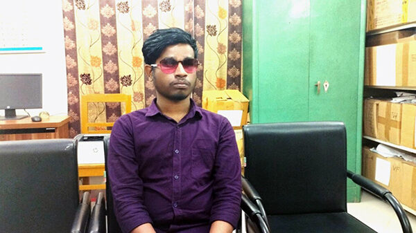 দৃষ্টি প্রতিবন্ধী হরিবল বোনার্জি জিপিএ-৫ পেয়ে উত্তীর্ণ