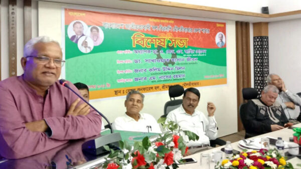জনগণ ভোট বিহীন সরকার দেখতে চায় না: ডা. এজেডএম জাহিদ হোসেন