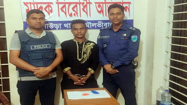 কুলাউড়ায় ইয়াবাসহ যুবক আটক