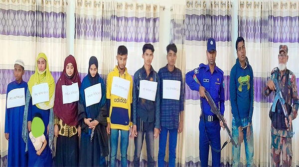 জুড়ীতে ৮ রোহিঙ্গাসহ আটক ৯