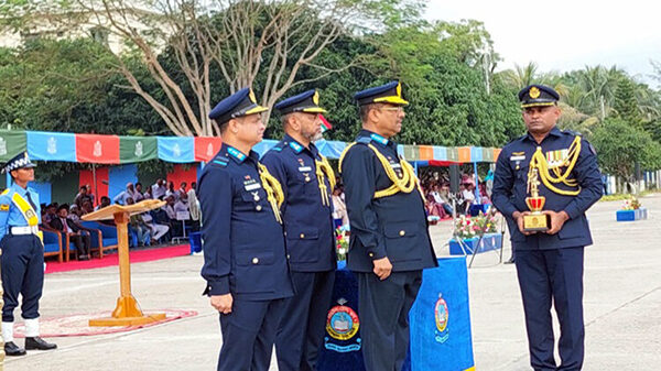 শমশেরনগর বিমানবাহিনীর ৫০তম সমাপনী কুচকাওয়াজ অনুষ্ঠিত