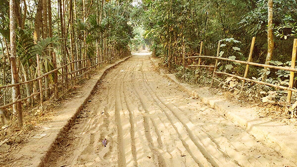 রাস্তার ইট তুলে নিলেন চেয়ারম্যান-মেম্বার